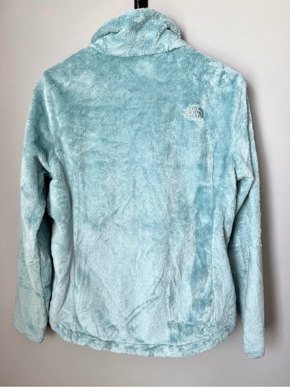 The North Face Women's Osito Cozy Silken Raschel Fleece Jacket - Light Teal - Picture 4 of 4